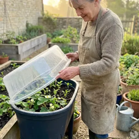 Serre de culture sur pieds noire 77 X 40 X 83 cm