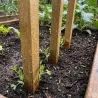 Tuteurs à tomates en bois 120 cm x10