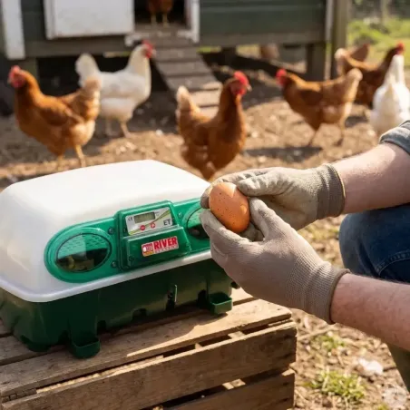 Couveuse semi automatique 24 oeufs (River Systems Egg Tech 24)