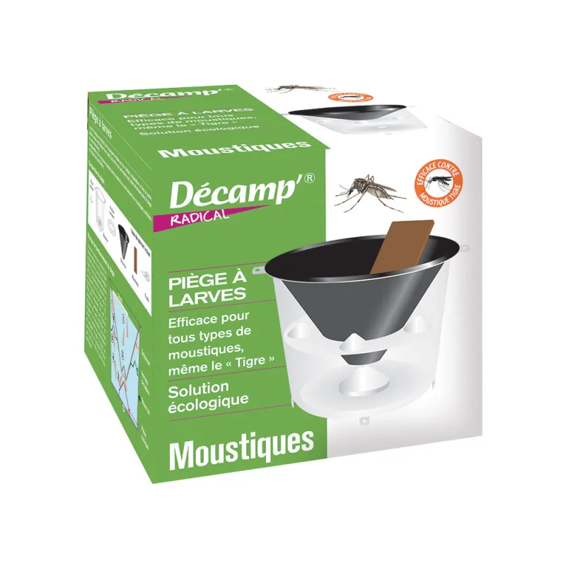 Piège à larves de moustiques réutilisable sans insecticide