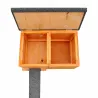 Nichoir chicane en bois 45 x 27 x 33 cm pour canards d’ornement ou sarcelles