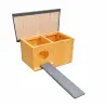 Nichoir chicane en bois 45 x 27 x 33 cm pour canards d’ornement ou sarcelles
