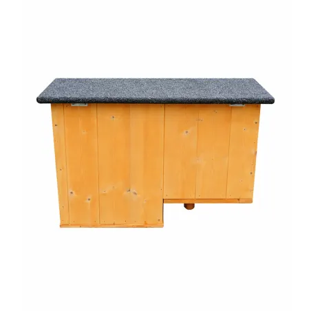 Nichoir chicane en bois 45 x 27 x 33 cm pour canards d’ornement ou sarcelles