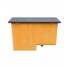 Nichoir chicane en bois 45 x 27 x 33 cm pour canards d’ornement ou sarcelles