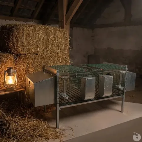 Clapier double maille thermolaquée