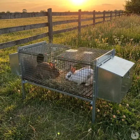 Clapier double maille thermolaquée