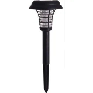 Lampe Solaire LED Anti-Moustiques - Blanc Anti-UV - Autonomie 6 à 8h