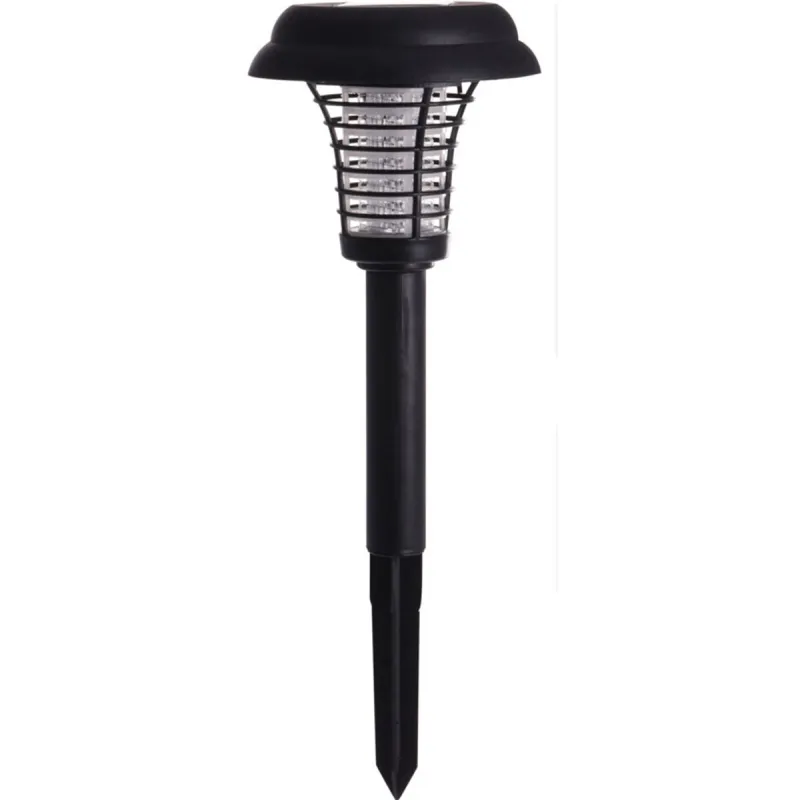 Lampe Solaire LED Anti-Moustiques - Blanc Anti-UV - Autonomie 6 à 8h