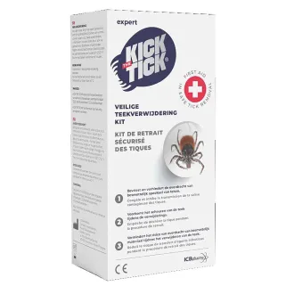 Kit de retrait pour tiques spray 40 utilisations pince tire-tique