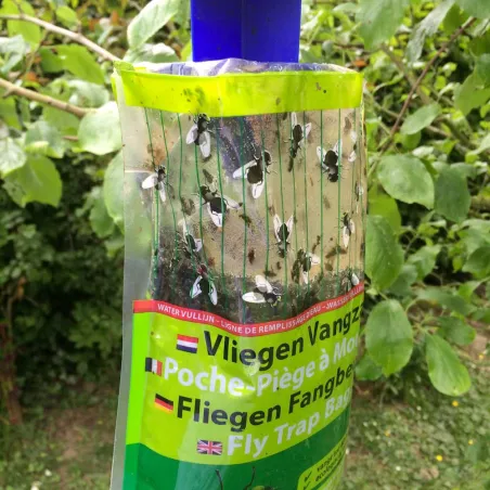 Poche-piège à mouches écologique par lot de 3
