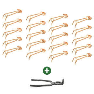 Lot économique de 20 pièges à taupes Putange + pince pas cher | Ducatillon