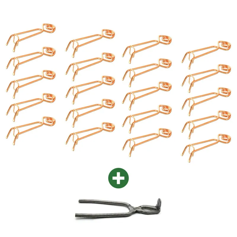 Lot économique de 20 pièges à taupes Putange + pince pas cher | Ducatillon