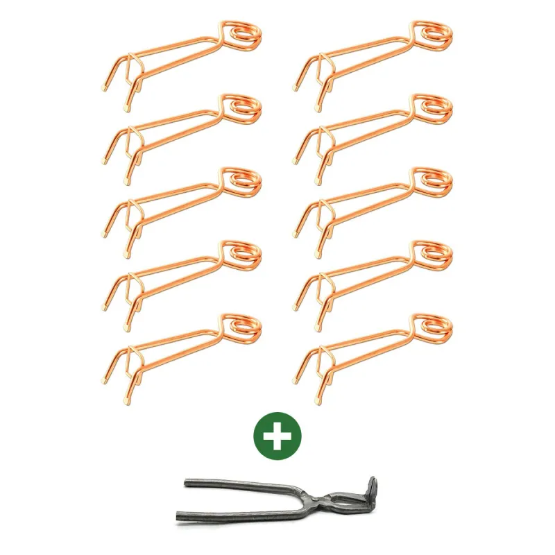 Lot de 10 pièges à taupes Putange + pince | Ducatillon