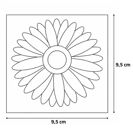 4 Pièges à mouche adhésif sans produits chimiques 9,5 x9,5cm