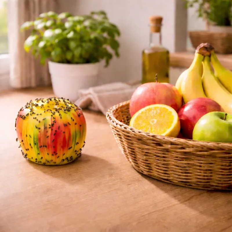 Piège contre les mouches à fruits forme pomme 1 mois