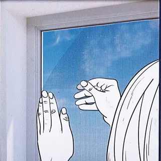 Moustiquaire pour fenêtre - pose facile