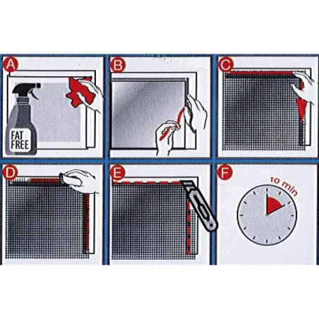 Moustiquaire pour fenêtre - pose facile