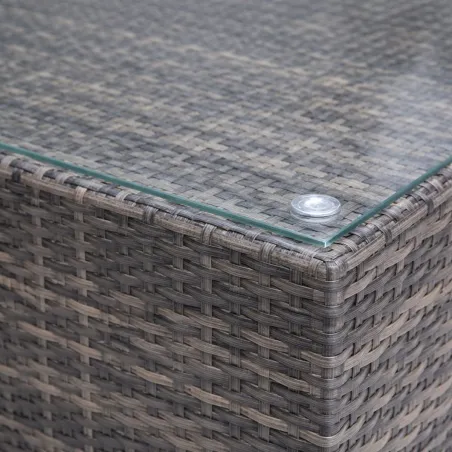 Ensemble Modulo - Canapé d'angle extérieur modulable avec table basse