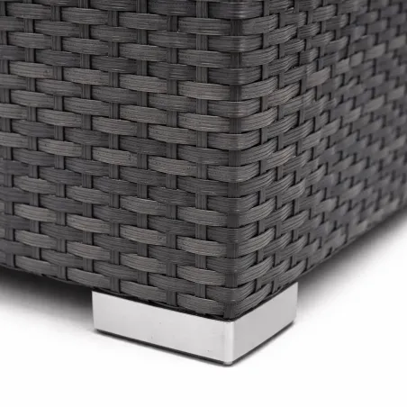 Ensemble Modulo - Canapé d'angle extérieur modulable avec table basse