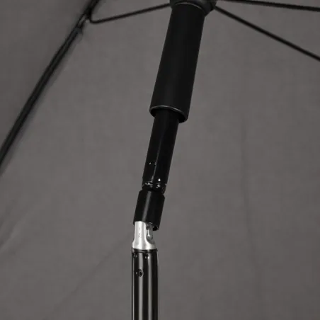Parasol de jardin inclinable Ø 2 m taupe - Toile polyester 180 g/m² - Protection UPF 30+