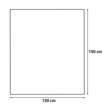 Moustiquaire de porte velcro 130x150 cm - Protection anti-insectes