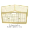 Kit 6 panneaux + 12 charnières pour parc à poussins modulable
