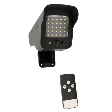 Projecteur solaire light & protect 120° autonomie 2h 3 modes noir