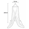 Moustiquaire tissu Diam. 37 x H 230 cm