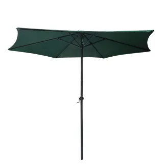 Parasol Rond Ø 2,70 m polyester 160 g/m² vert