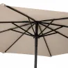 Parasol Rond Ø 2,70 m marron – Élégance et protection solaire pour vos espaces extérieurs.
