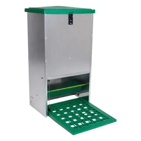 Mangeoire poules canards à trémie anti nuisibles Olba Feedomatic 12kg