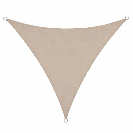 Toile d'ombrage triangulaire Taupe 3 x 3 x 3 m