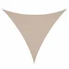 Toile d'ombrage triangulaire Taupe 3 x 3 x 3 m