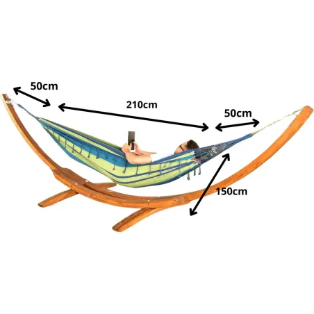 Hamac 2 places Bali - Confort & Style pour Extérieur 320x160cm