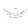 Hamac 2 places Bali - Confort & Style pour Extérieur 320x160cm