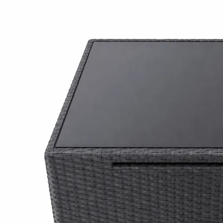 Ensemble mobilier de jardin Keter Claire 1 canapé + 1 table basse gris