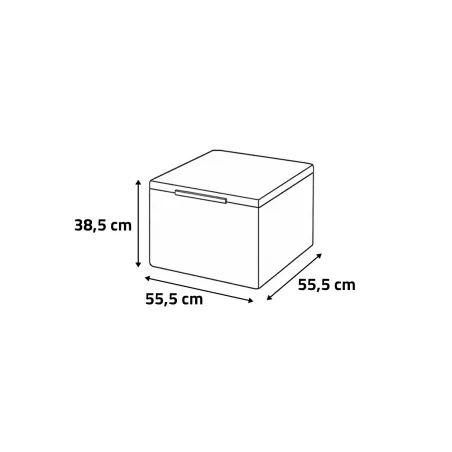 Ensemble mobilier de jardin Keter Claire 1 canapé + 1 table basse gris