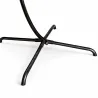 Chaise suspendue 4 pieds en acier avec coussin polyester - Design pliant et détente