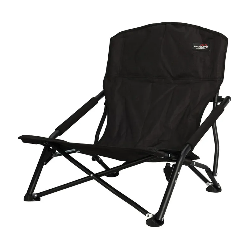 Chaise Easy C3 pliable noire - Structure acier et polyester 600D