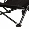 Chaise Easy C3 pliable noire - Structure acier et polyester 600D