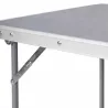 Table pliante rectangulaire de camping 120 x 60 x 70 cm