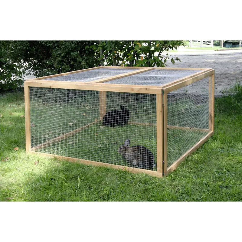 Parc extérieur modulable pour petits animaux