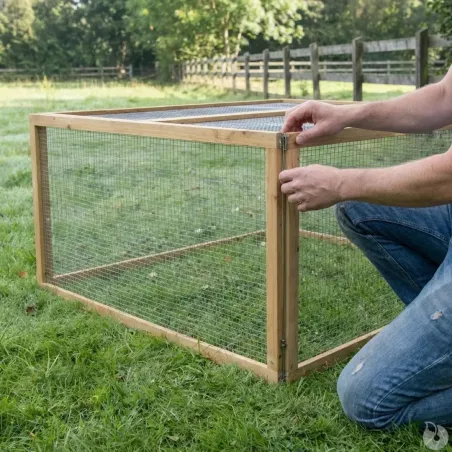 Parc extérieur modulable pour petits animaux