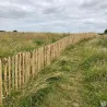 Ganivelle en Châtaignier - Longeur 10m x Hauteur 1,20m - Espacement 6-7cm