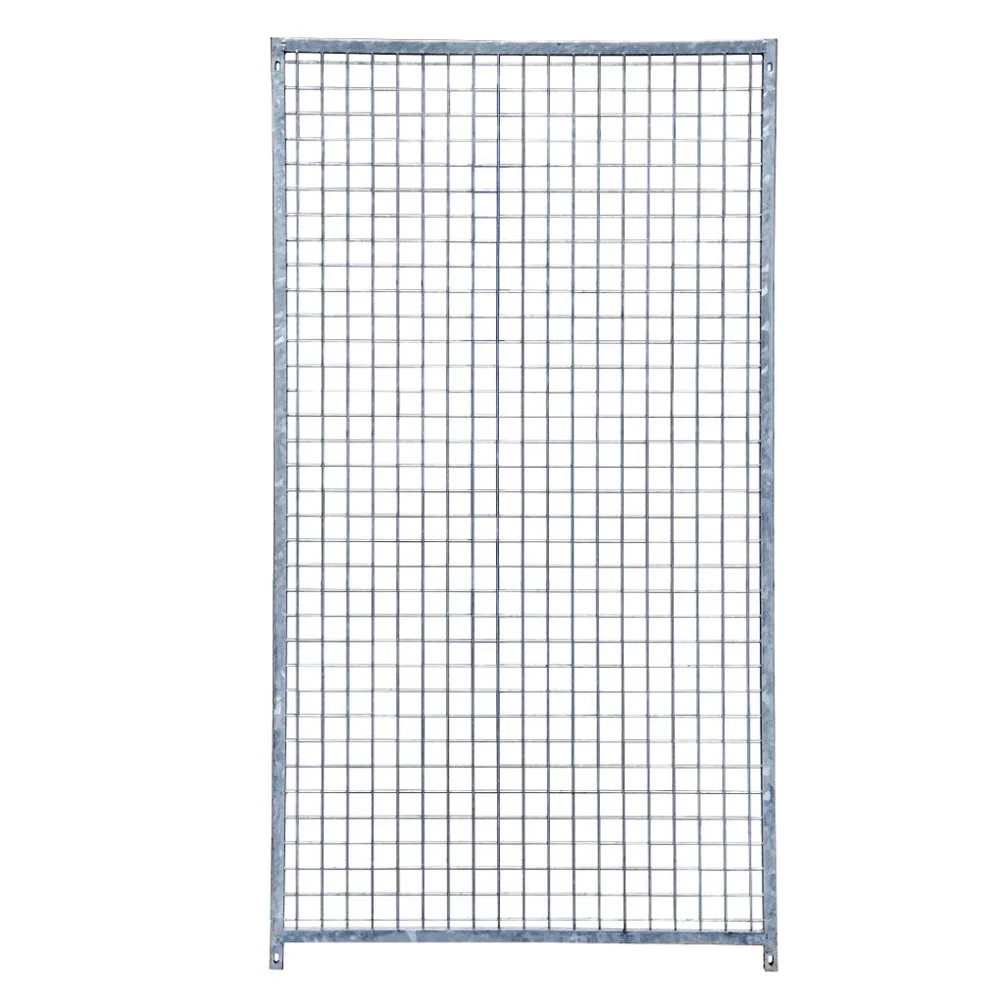 Panneau grillagé de chenil à intégrer dans une installation dimensionnée selon les règles applicables