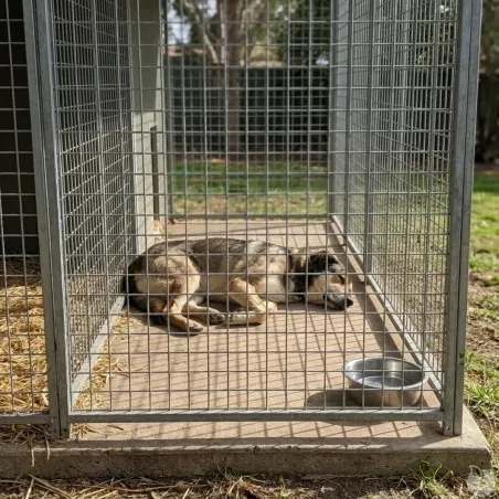 Panneau chenil maille carrée 5x5cm hauteur 184cm