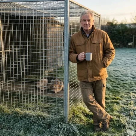 Panneau chenil maille carrée 5x5cm hauteur 184cm