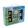 5 Lampes solaire avec boule en verre