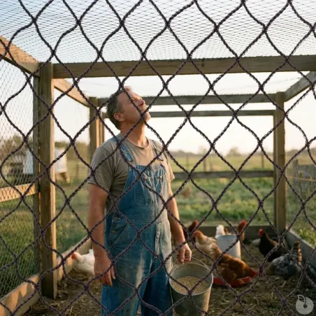 Filet de volière maille 22 mm – 10x50m