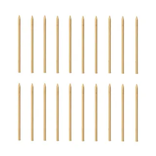 Lot de 20 piquets en châtaignier Ø6 cm - Longueur 1,5 m